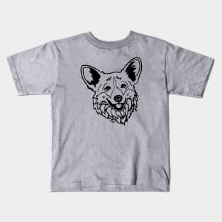 Corgi Illustration Kids T-Shirt